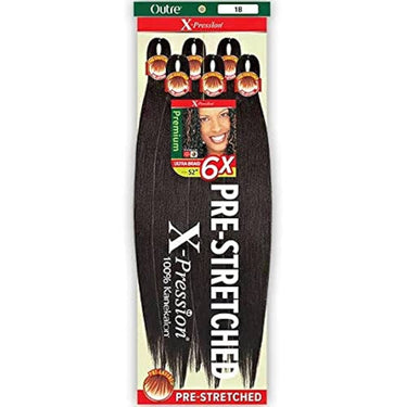 X-PRESSION BRAID-PRE STRETCHED BRAID 52 6X
